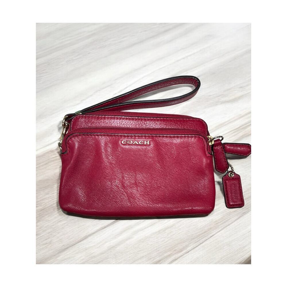 Coach Madison Leather Double Zip Wristlet - Picture 5 of 8